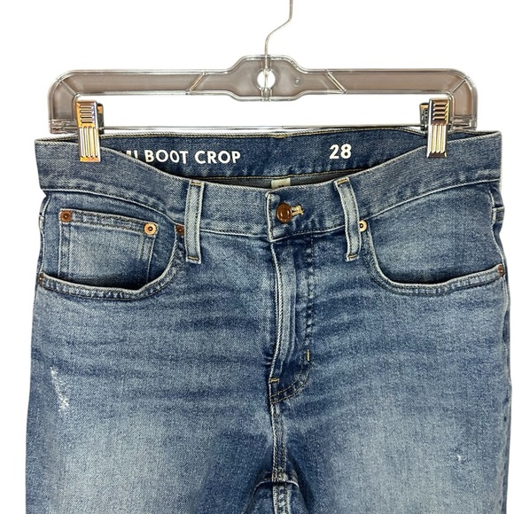 J.Crew Demi Boot crop zipper fly step hem size 28 - Picture 5 of 13